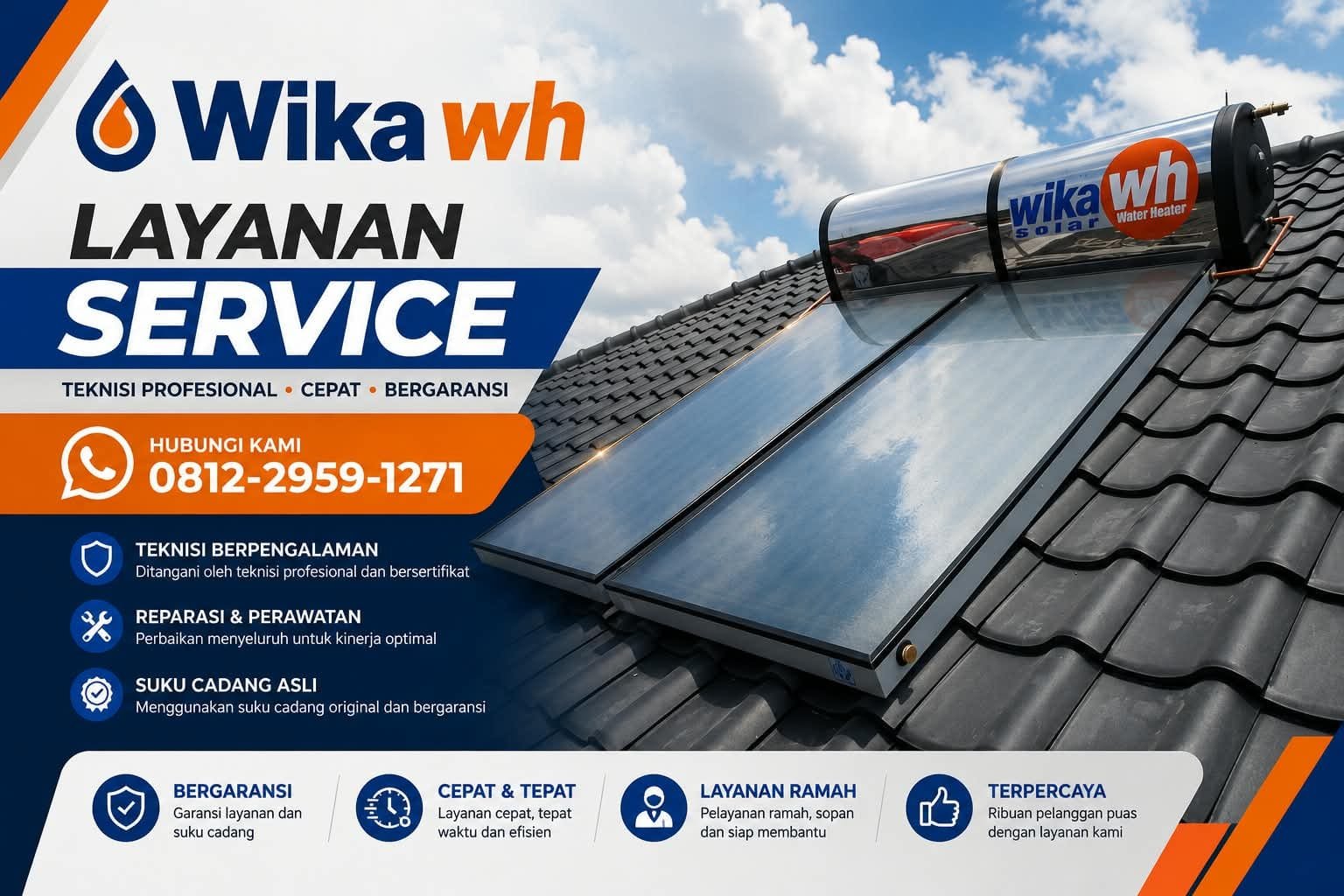 Service Solar Water Heater Wika