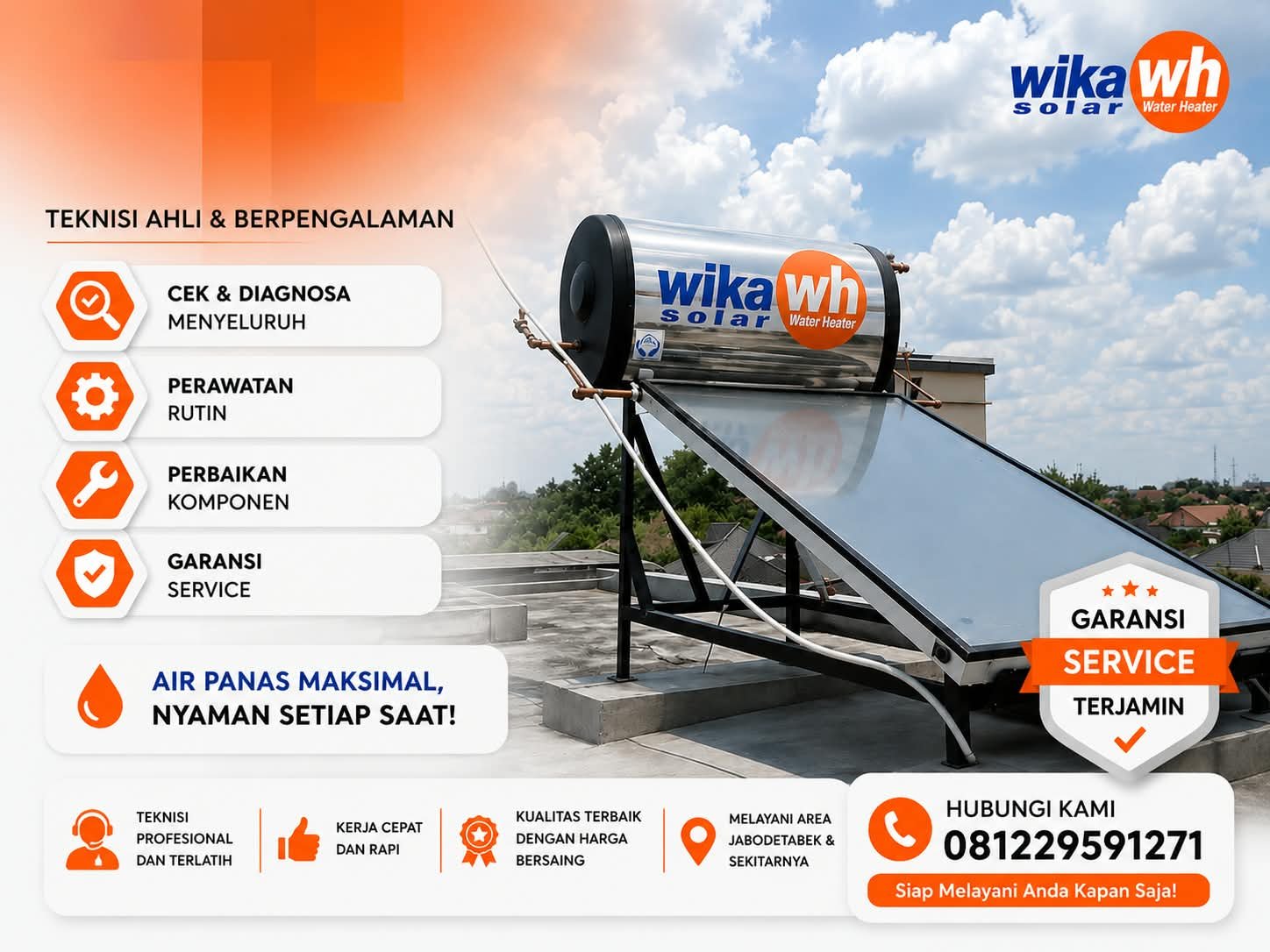 Layanan Bergaransi dan Teknisi profesional